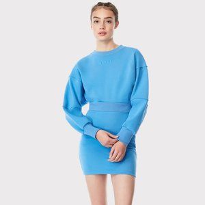 HERVE LEGER MINI SWEATSHIRT DRESS